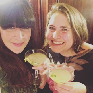 Me and Ding with cocktails